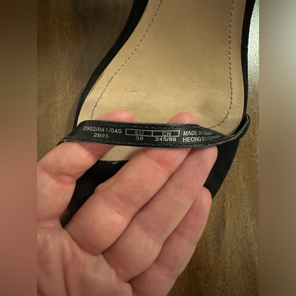 Black heels sandals eu 38 - Picture 5 of 5